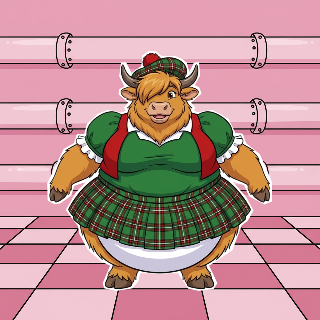Yams the Highland Cow fursona