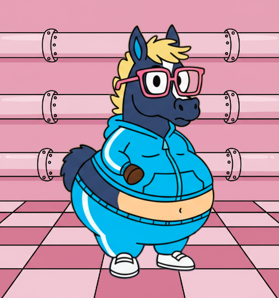 Button the Horse fursona
