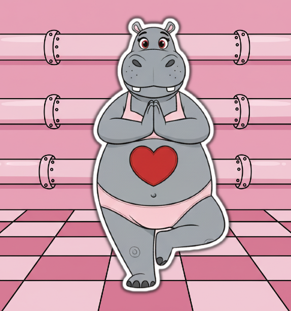 Flora the Hippo fursona